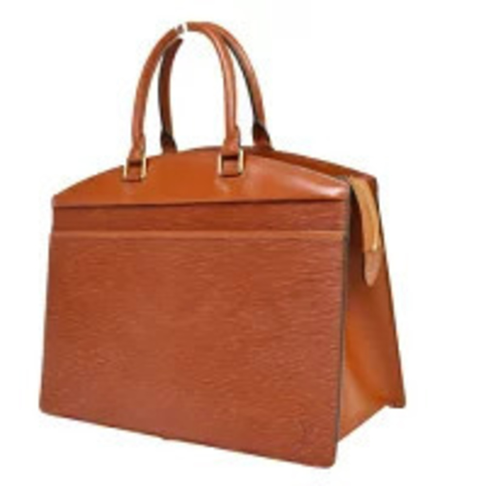 Louis Vuitton Riviera Handbag Epi Leather Kenya Brown